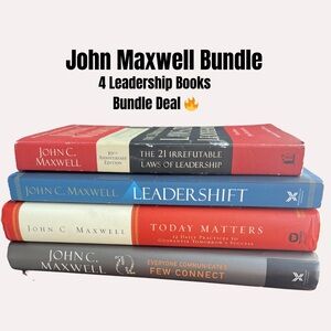 John Maxwell Book Bundle | Leadership Books Set | 4 Books | Personal Development